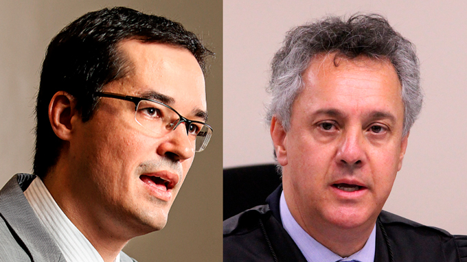Daltan Dellagnol e o desembargador do TRF da 4ª região João Pedro Gebran Neto Daltan Dellagnol e o desembargador do TRF da 4ª região João Pedro Gebran Neto